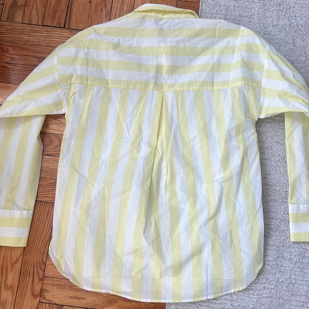 Mango Stripped Button down - Picture 4 of 6